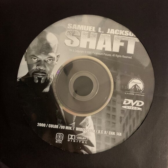 DVD Shaft -(2000 Remake) - Showcasing Samuel Jackson - DVD - No Case or Cover - Picture 1 of 3